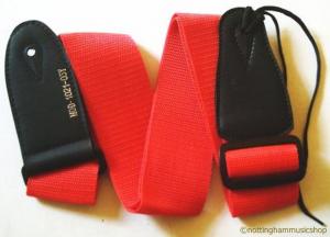 GUITAR STRAP 102B RED